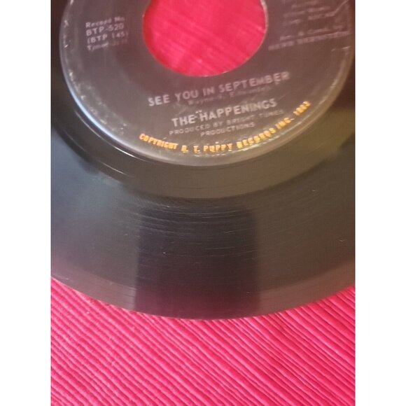 Rock 45 The Happenings - He Thinks He'S A Hero / See You In September On - Picture 12 of 15